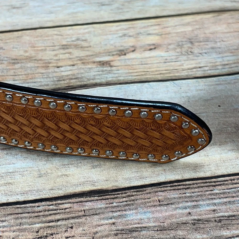 Ranger Belt Company Hand-tooled Belt Size 24 NWOT